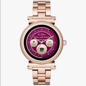 Michael Kors Sofie access smart watch in rose gold